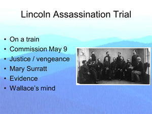 Assassination panel